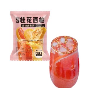 盛耳 桂花西柚冻干果茶 15g（50包/箱）到期日25.5.20