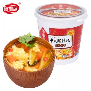 海福盛 中式酸辣汤10g（24桶/箱）保质期到25.9.18