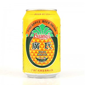 广式 菠萝啤果味饮料 330ML（24瓶/箱）到期日25.1.13