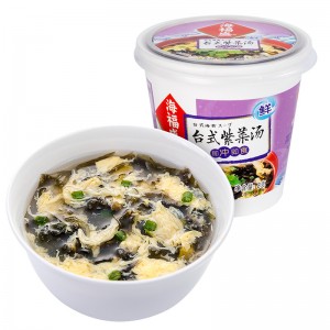 海福盛 台湾紫菜蛋花汤杯汤 8g（24杯/箱）到期日24.11.21