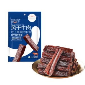 蒙都风干牛肉原味40g（30袋/箱）25.3.12