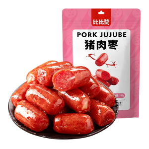 比比赞猪肉枣 香辣味 100g（50包/箱）到期日25.5.18