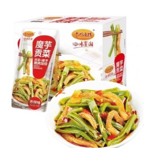 中洲渔馆 魔芋贡菜 香辣味 15g*20（5盒）到期日24.12.6