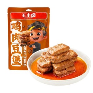 王小卤 鸡肉豆煲 卤香味 120g（25包/箱）到期日25.2.6